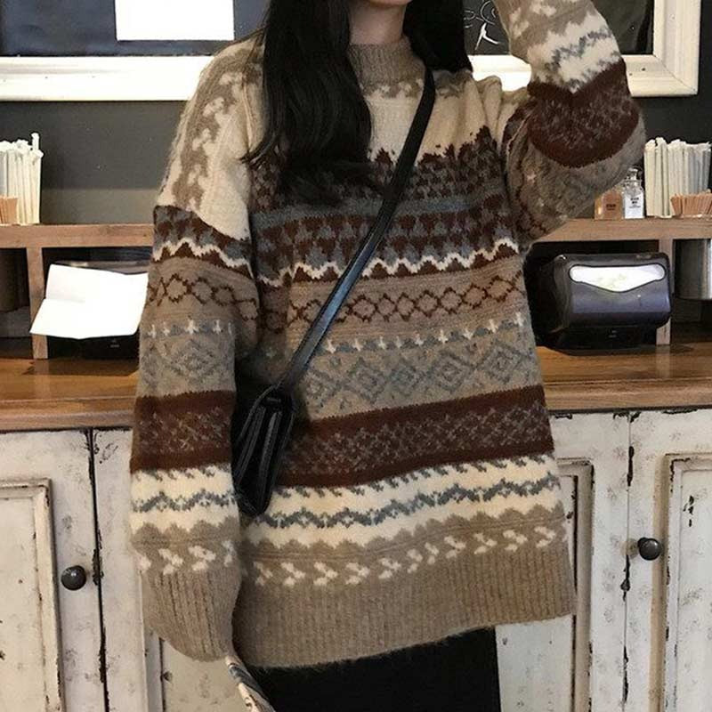 Dominique® | Vintage Dames winter sweater
